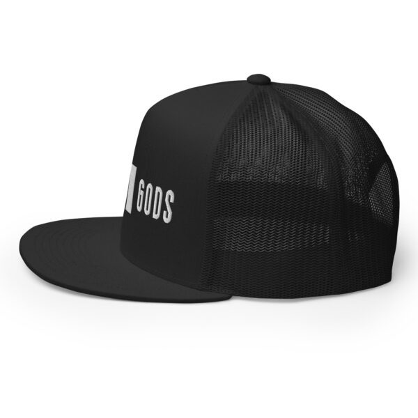MOSH GODS - TRUCKER CAP - WHITE STITCHED LOGO - Image 9