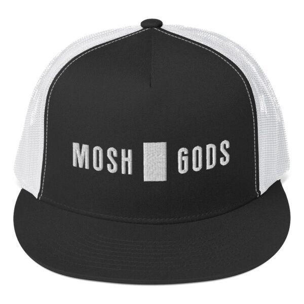 MOSH GODS - TRUCKER CAP - WHITE STITCHED LOGO - Image 33