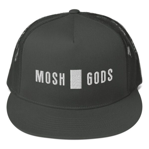 MOSH GODS - TRUCKER CAP - WHITE STITCHED LOGO - Image 42