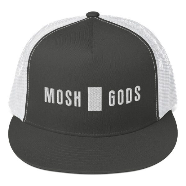 MOSH GODS - TRUCKER CAP - WHITE STITCHED LOGO - Image 43