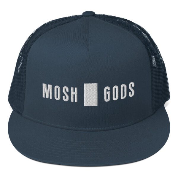 MOSH GODS - TRUCKER CAP - WHITE STITCHED LOGO - Image 40