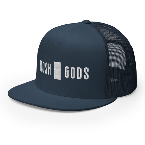 MOSH GODS - TRUCKER CAP - WHITE STITCHED LOGO - Image 17