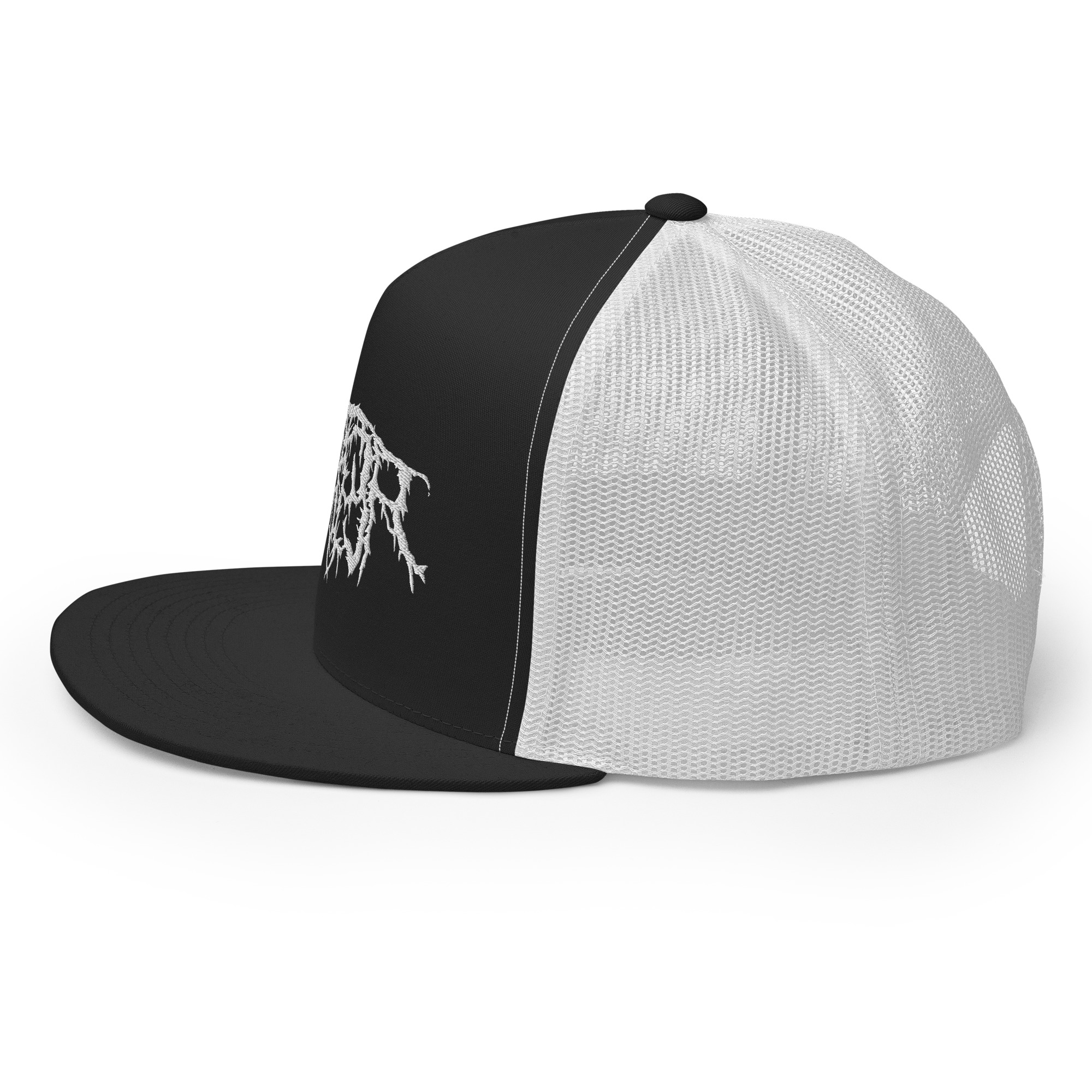 BUTT3R - TRUCKER CAP - WHITE STITCHED LOGO - Image 3